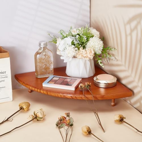 FINGERINSPIRE Wood Corner Display Stand 118x118x118