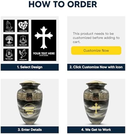 Custom Cremation Urn with Gold Engraving and Bowling Theme