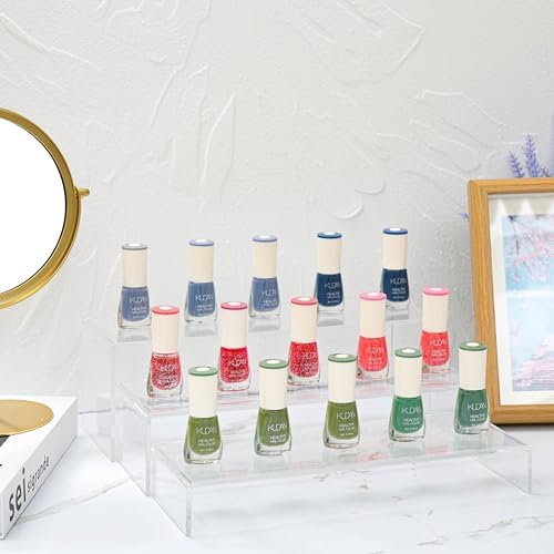 Yieach 6 Pcs Clear Acrylic Risers Display Stand