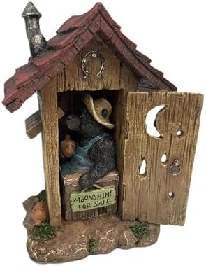 Pine Ridge Bear Outhouse Table Decor