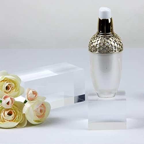 6Pcs Clear Acrylic Cube Display Risers Stands for Jewelry and Collectibles