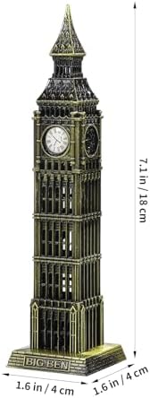 VICASKY Big Ben Metal Building Decorative Statue