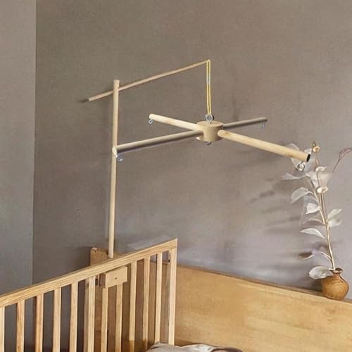 Wooden Mobile Frame Kit for Newborn Crib Hanger DIY