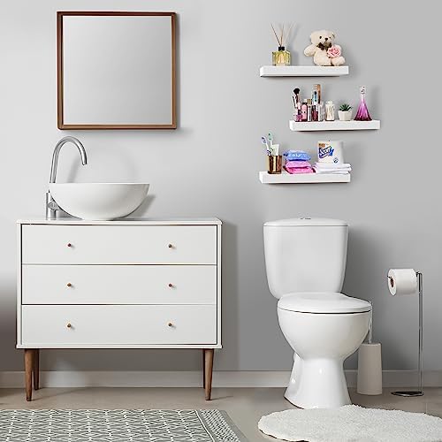 Sorbus Floating Shelves Wall Mount White 2 Pack