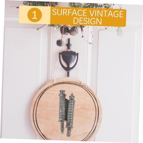 PRETYZOOM Mezuzah Scroll Door Decoration Religious Home Decor