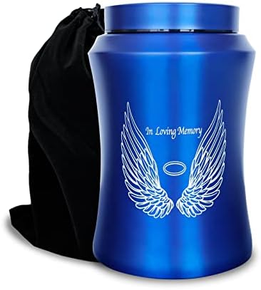 Large Urn for 220 lbs Human Ashes with Velvet Bag