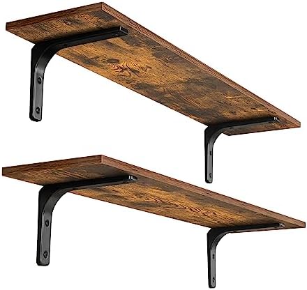 Dinzi Lvj 315 Inch Wall Mounted Shelves Set of 2