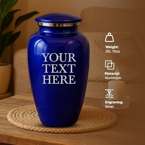MerchSalad Purple Splendore Cremation Urn 200 Cubic Inch
