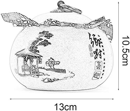 Elegant Ceramic Pet Urn Small Pet Memorial Cremation Jar
