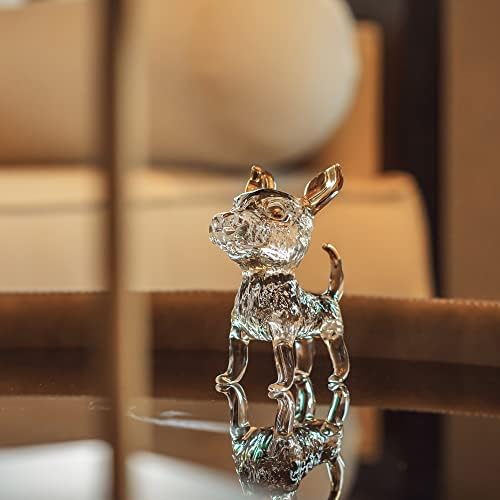 HD Pink Crystal Butterfly and Dog Figurine Collection 1