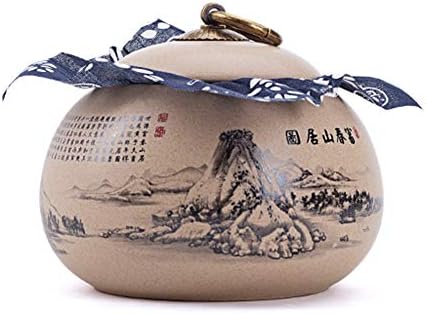 Elegant Ceramic Pet Urn Small Pet Memorial Cremation Jar