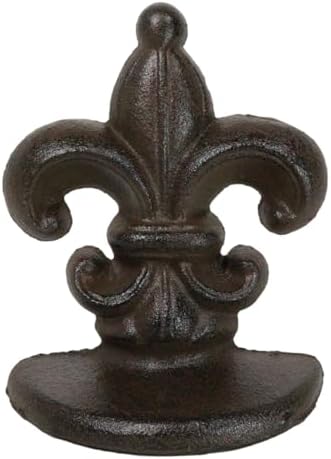Ebros Gift Fleur De Lis Doorstop Sculpture 525 Inch