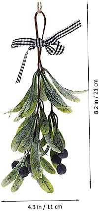 Artificial Christmas Branch with Berries Teardrop Swag Decor