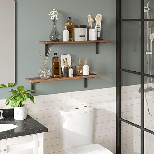Dinzi Lvj 315 Inch Wall Mounted Shelves Set of 2