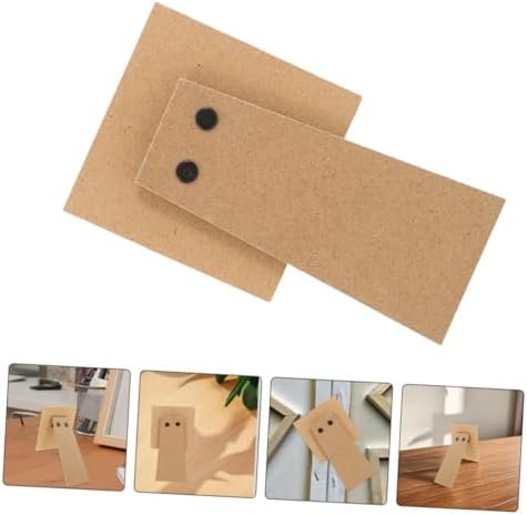 Anneome 2pcs Wood Picture Frame Easel Backs