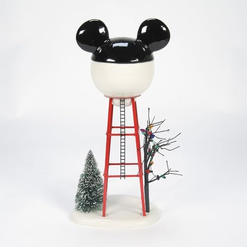 Department 56 Disney Village Mickey Water Tower Figurine 11875 Inch