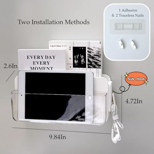 Zdesign Floating Wall Shelf Organizer for Bedrooms Dorms