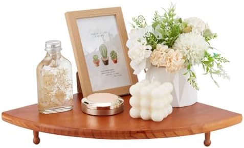 FINGERINSPIRE Wood Corner Display Stand 118x118x118