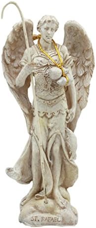 Ebros Ivory Painted Angelic Council Statue 5 Inch Figurine