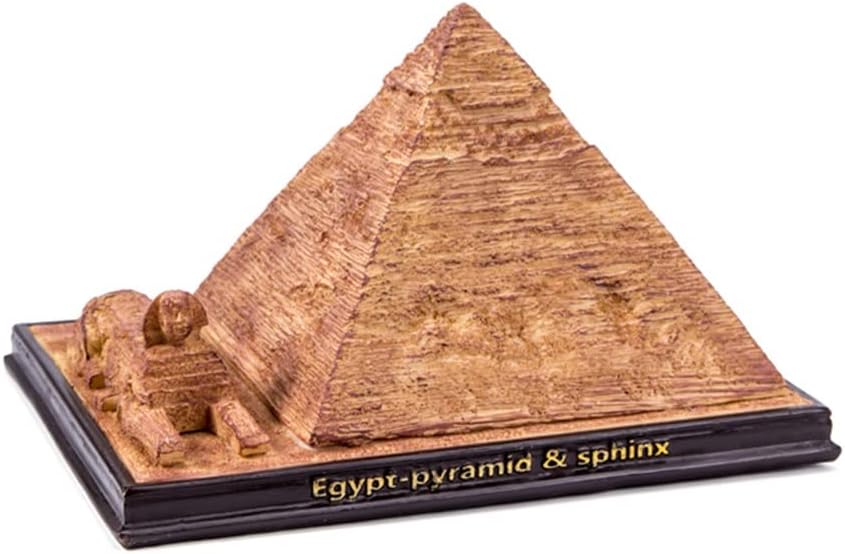Egyptian Pyramid Statue Model Sphinx Figurine