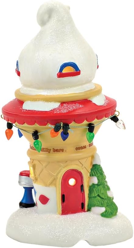 Department 56 North Pole Village Santas Dairy Queen Cone House