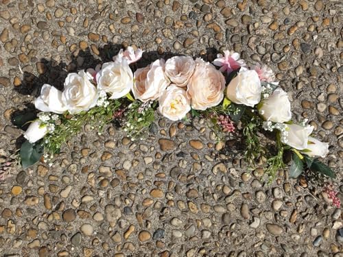 OrgMemory Artificial Floral Swag 20 Bent Length