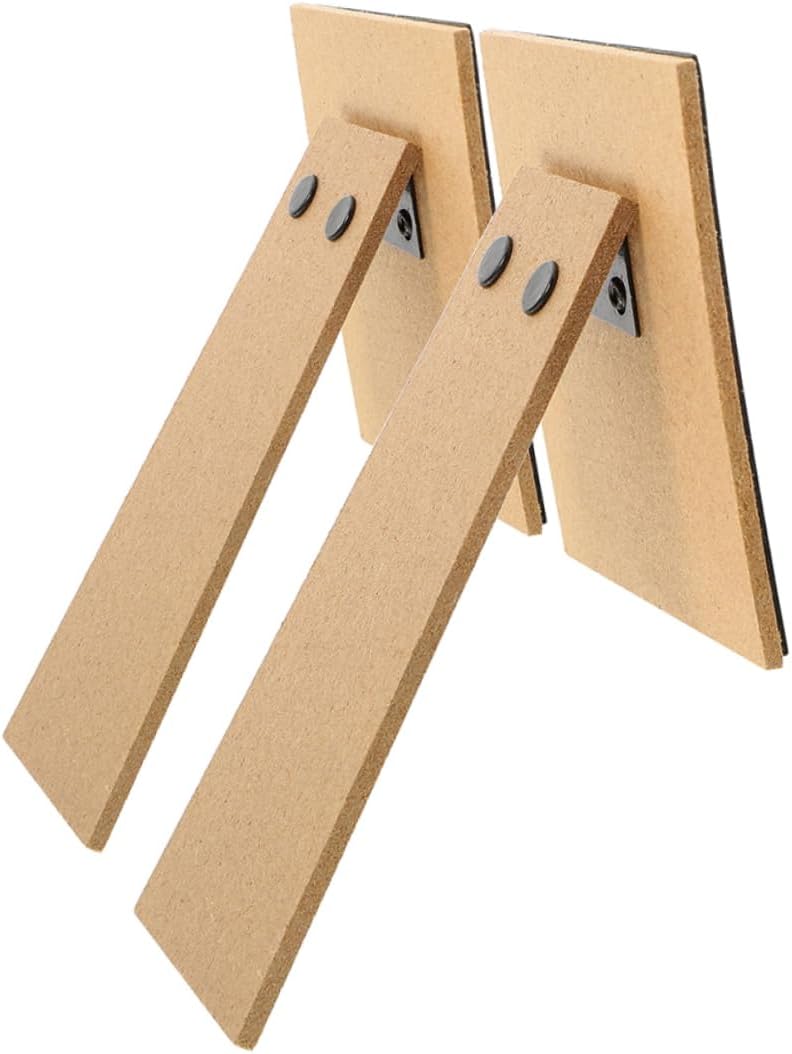 Anneome 2pcs Wood Picture Frame Easel Backs