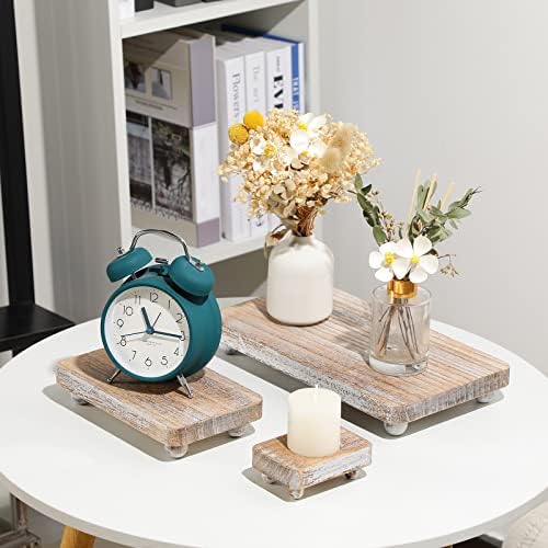 Maitys 3 Pcs Wooden Risers for Decor Display Stand