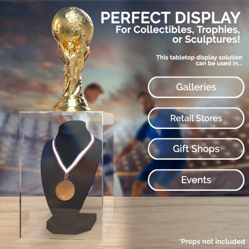 Acrylic Display Case for Collectibles 10x10x15 No Assembly Required