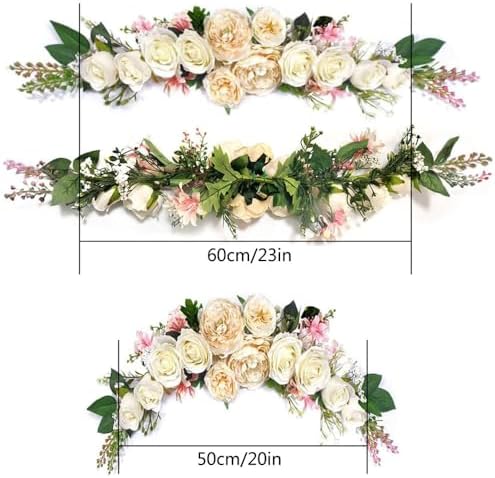 OrgMemory Artificial Floral Swag 20 Bent Length