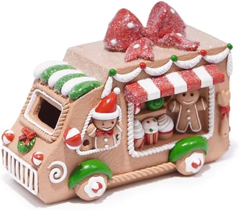 Hodao Christmas Gingerbread Car Figurine