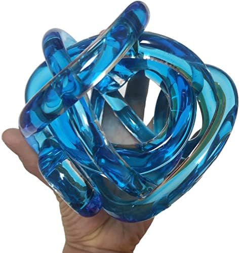 Glass Orb Decor Ball for Home Tabletop Display