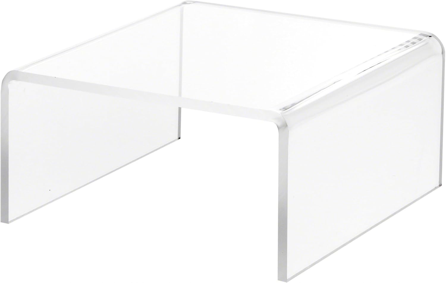 Plymor Clear Acrylic Display Riser for Home and Retail