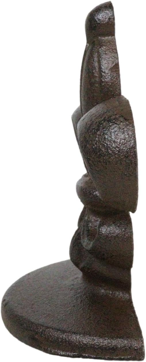 Ebros Gift Fleur De Lis Doorstop Sculpture 525 Inch