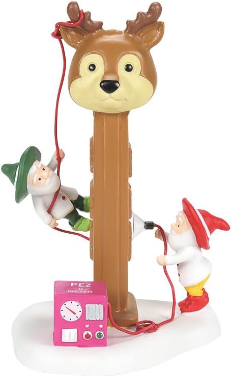 Department 56 Perfect Spezimen Reindeer Figurine - 47 Inch Handcrafted Porcelain