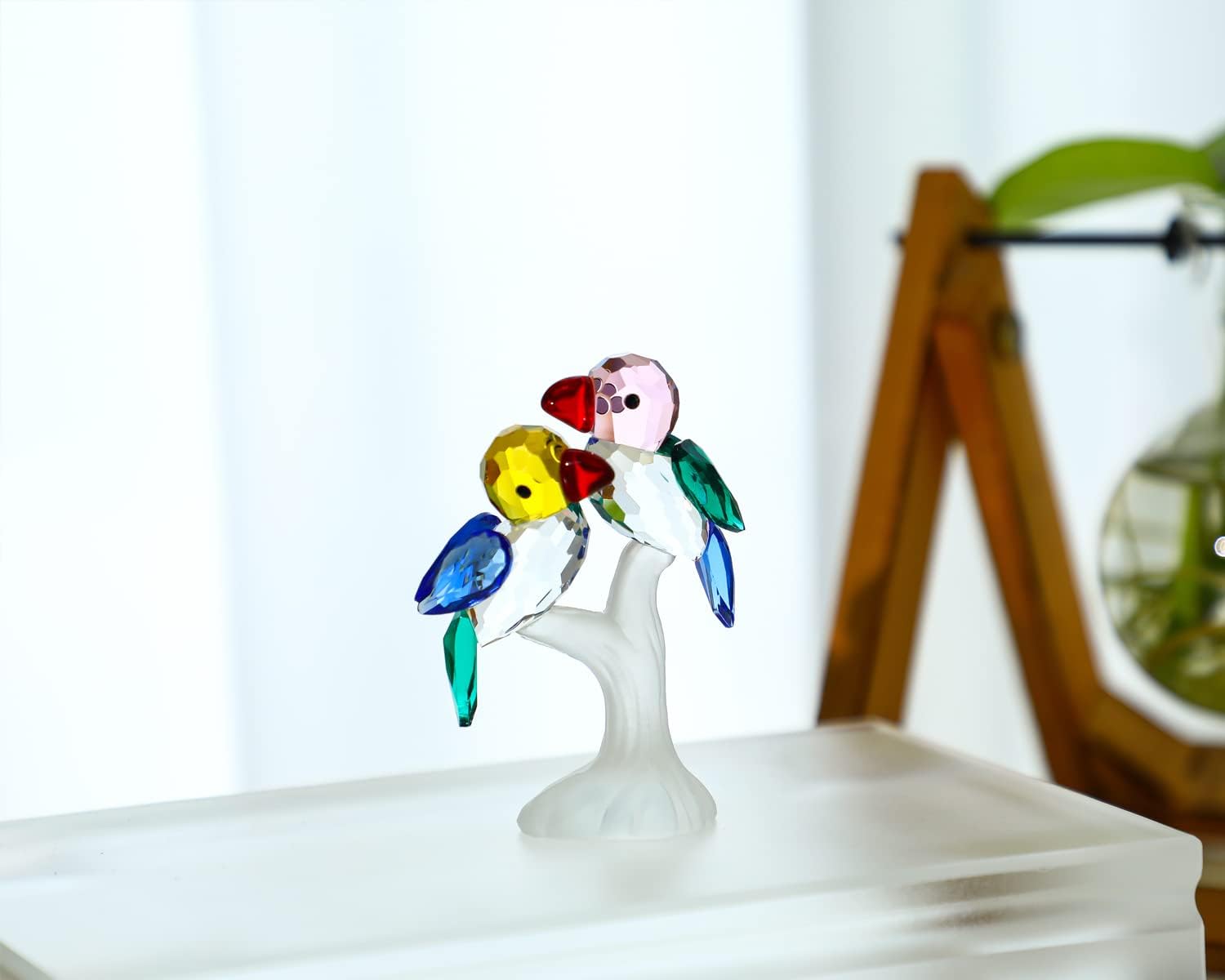 HD Butterfly Bird Crystal Figurine Set