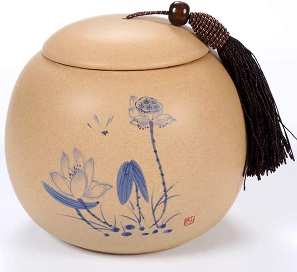 Hand Painted Ceramic Cremation Urns for Human and Pet Ashes