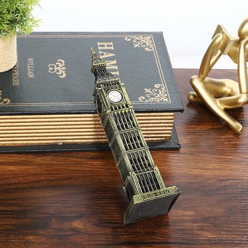 VICASKY Big Ben Metal Building Decorative Statue
