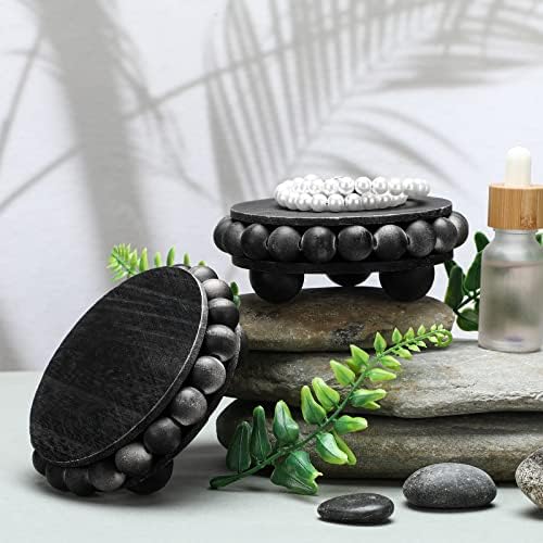 Yookeer 2 Pcs Round Wooden Risers for Display