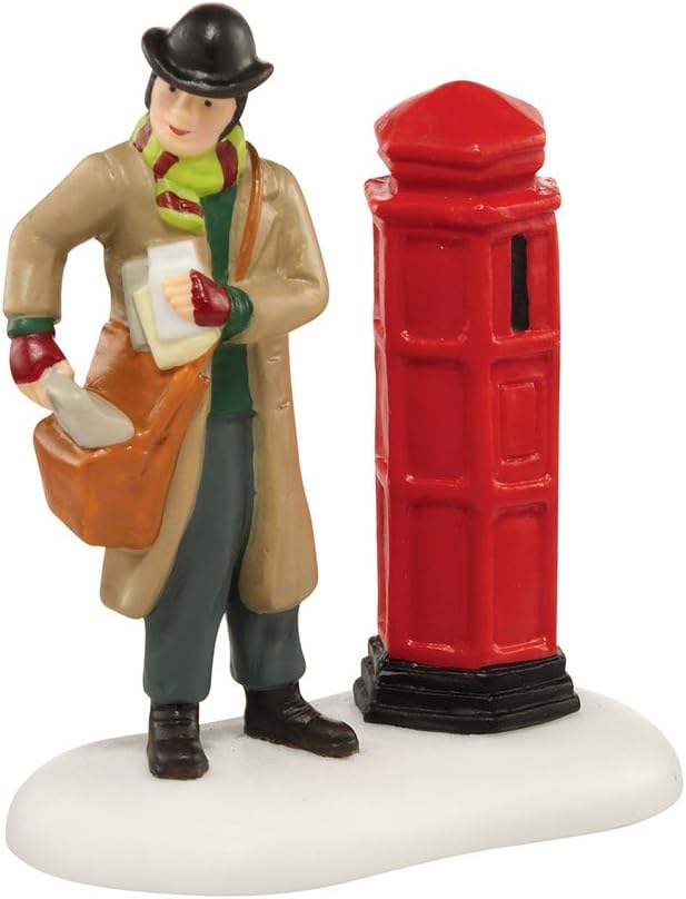 Department 56 Dickens Village Postmaster Figurine 205 Inch