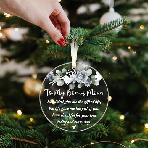 To My Bonus Mom - 2024 Christmas Ornament Gift