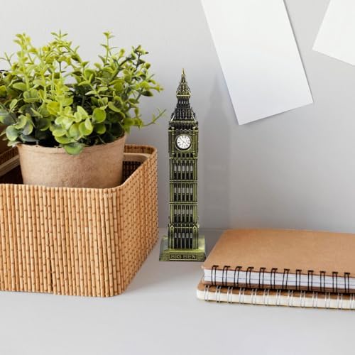 VICASKY Big Ben Metal Building Decorative Statue