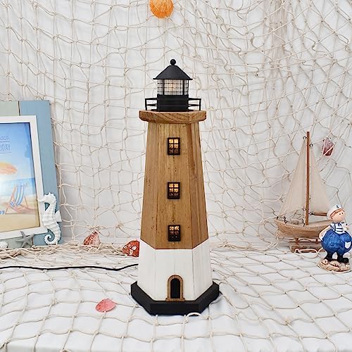 Morning View Lighthouse Decor 1625 Wood Figurine