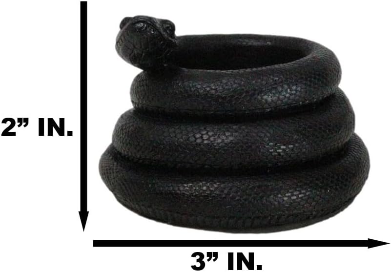 Ebros Gift Coiled Snake Tea Light Votive Candle Holder 2