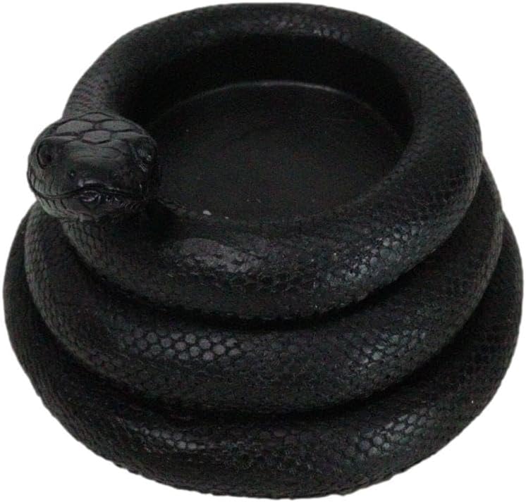 Ebros Gift Coiled Snake Tea Light Votive Candle Holder 2