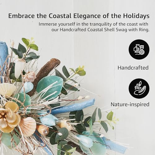 25 Coastal Summer Swag - Handcrafted Decor