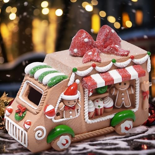 Hodao Christmas Gingerbread Car Figurine