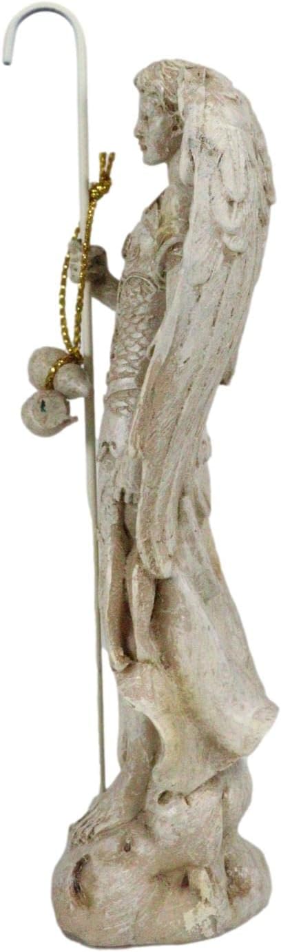Ebros Ivory Painted Saint Raphael Figurine 5 Inch Tall