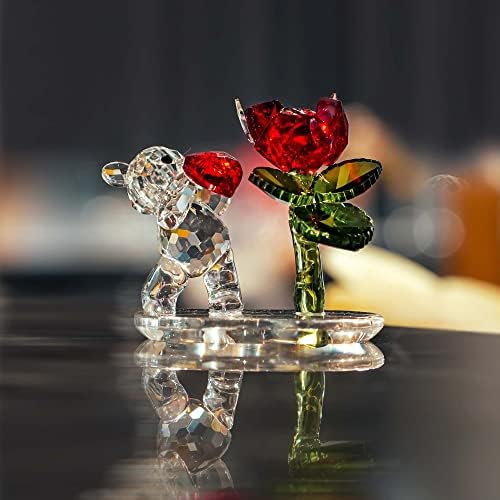 HD Crystal Butterfly and Bear Figurine Set 1