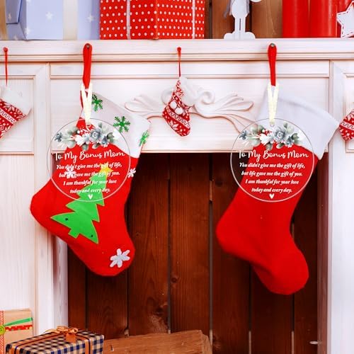 To My Bonus Mom - 2024 Christmas Ornament Gift